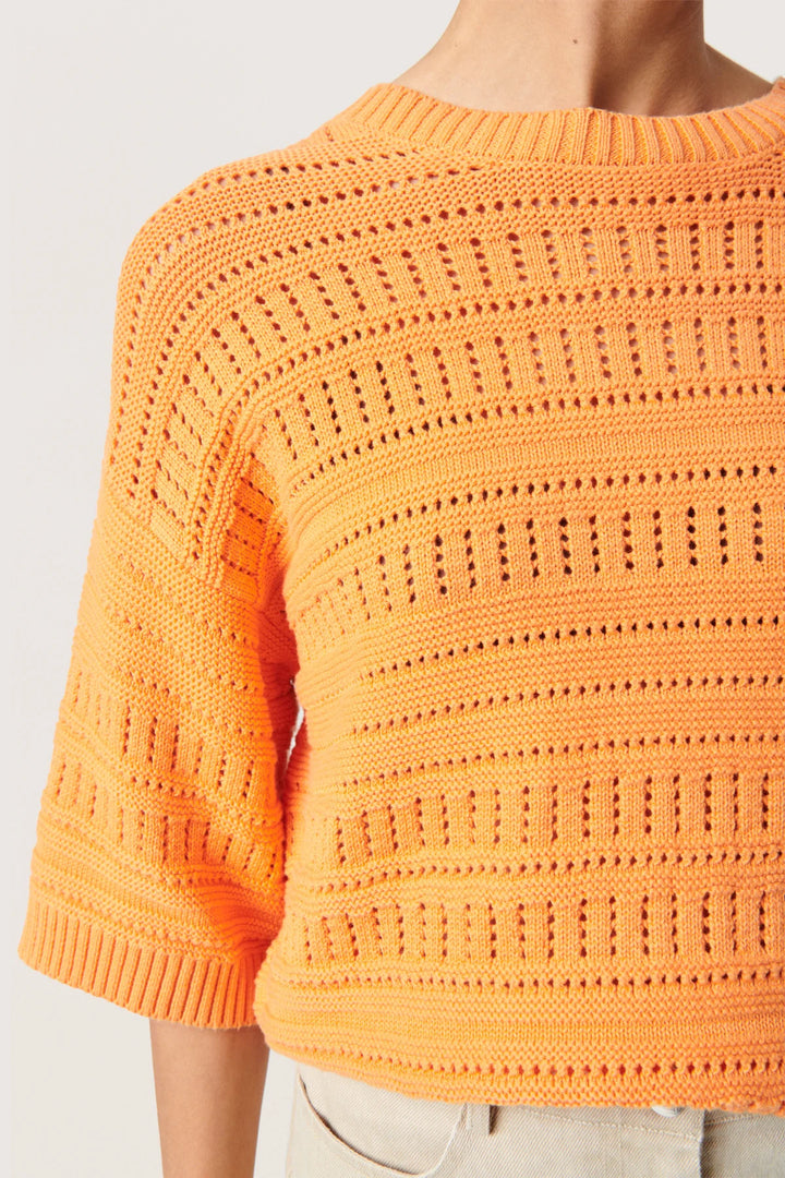 SLRAVA RINNA PULLOVER "Tangerine"
