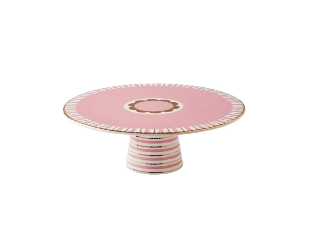 MAXWELL & WILLIAMS - Teas & C’s Regency Footed Cake Stand 28cm Pink Gift Boxed