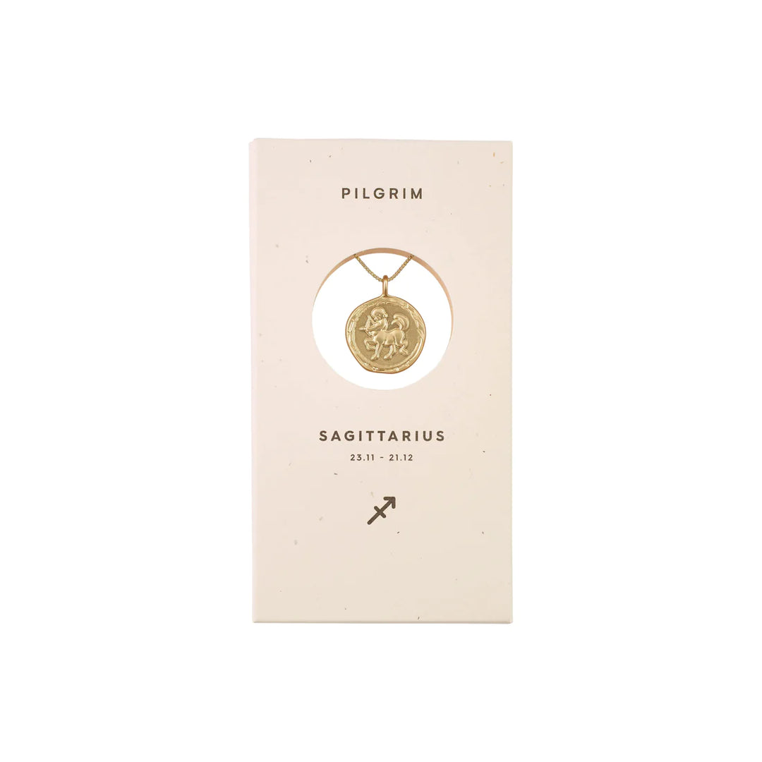 Sagittarius Horoscope Necklace "Gold"