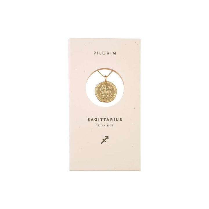 Sagittarius Horoscope Necklace "Gold"