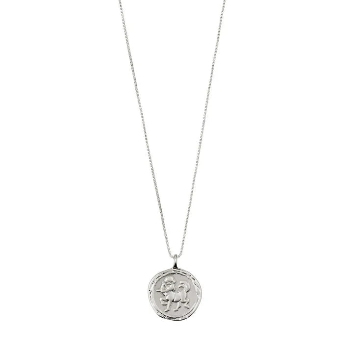 Sagittarius Horoscope Necklace "Silver"