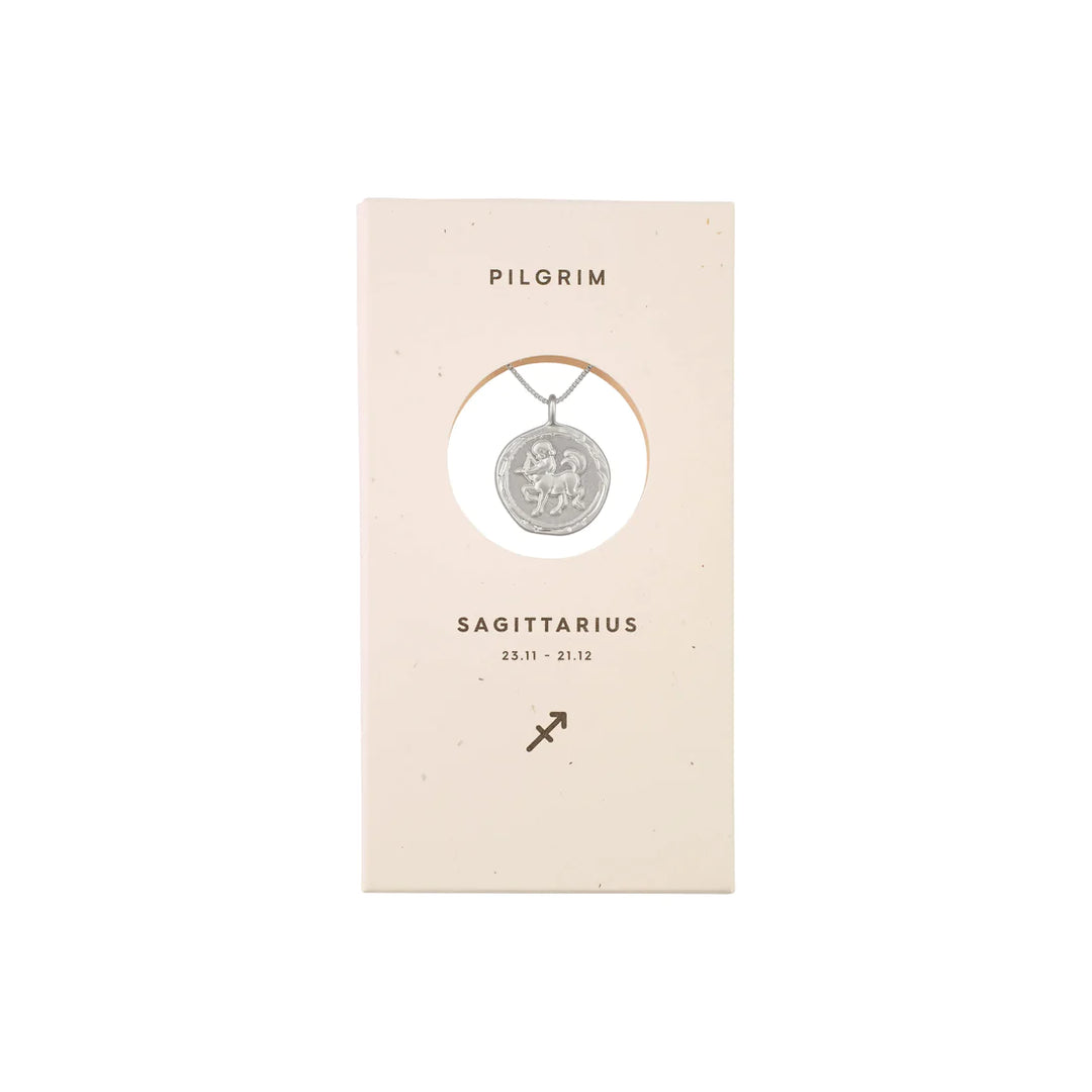 Sagittarius Horoscope Necklace "Silver"