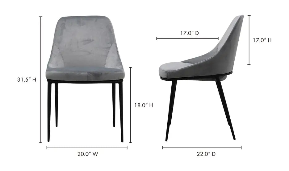 SEDONA DINING CHAIR "GREY"