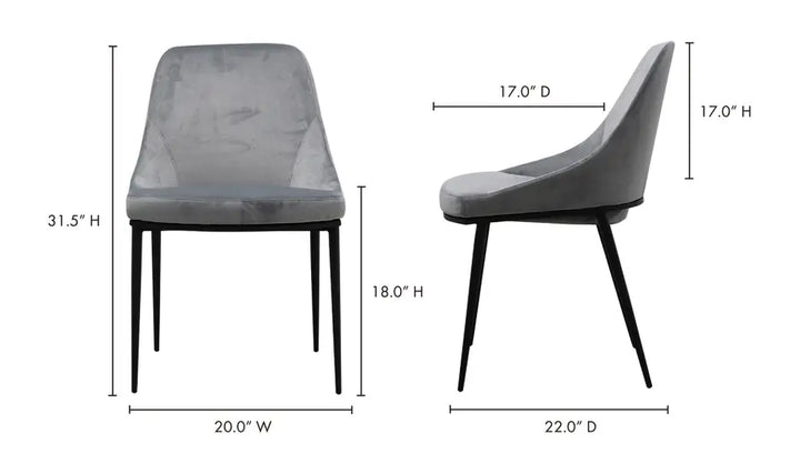 SEDONA DINING CHAIR "GREY"