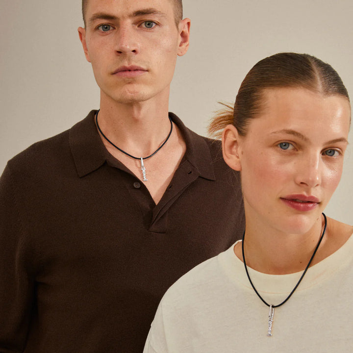 Pilgrim Charm Recycled Pendant I "Silver"