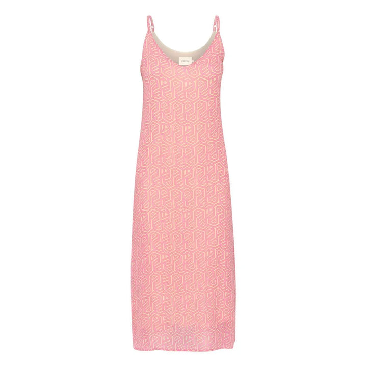 CRLINEA SLIP DRESS - KIM FIT "Geometric Print"