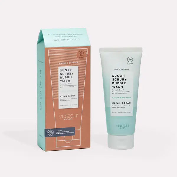 SUGAR SCRUB + BUBBLE WASH