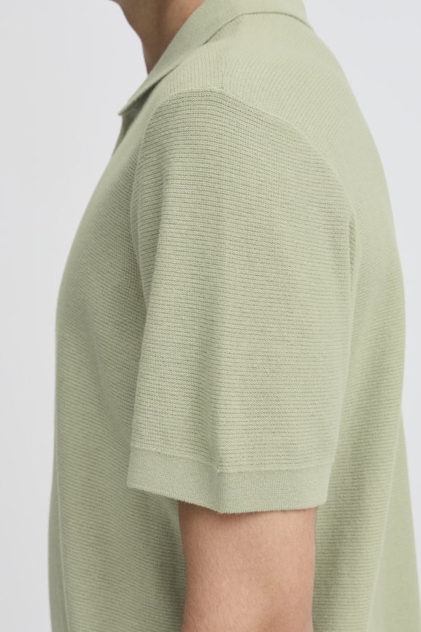 CFEDWARD RELAXED POLO KNIT "TEA"
