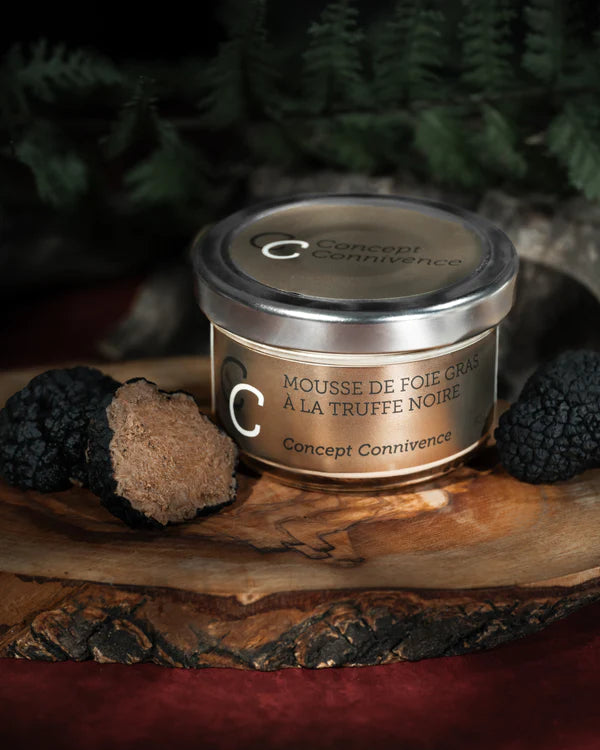 MOUSSE DE FOIE GRAS À LA TRUFFE NOIRE 80G