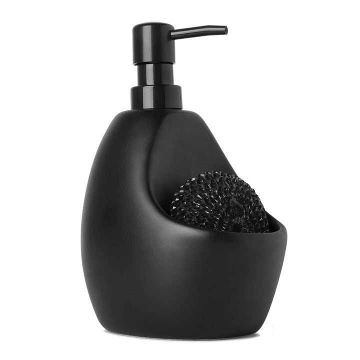 Umbra Joey Soap Pump And Scrubby - Black