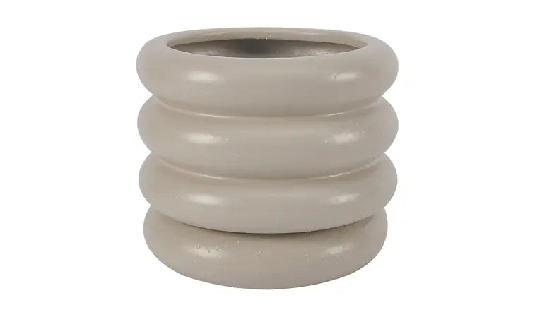WAVA PLANTER LARGE - FLAT GREY