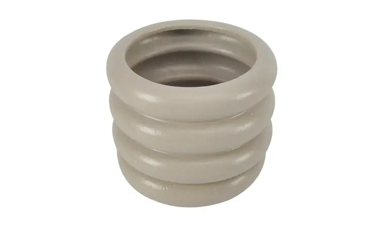 WAVA PLANTER LARGE - FLAT GREY