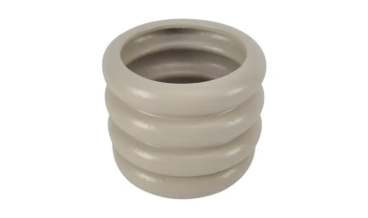 WAVA PLANTER LARGE - FLAT GREY