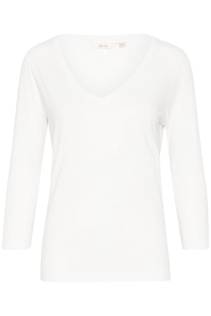 CRNAIA 3/4 SLEEVE SHIRT "Snow White"
