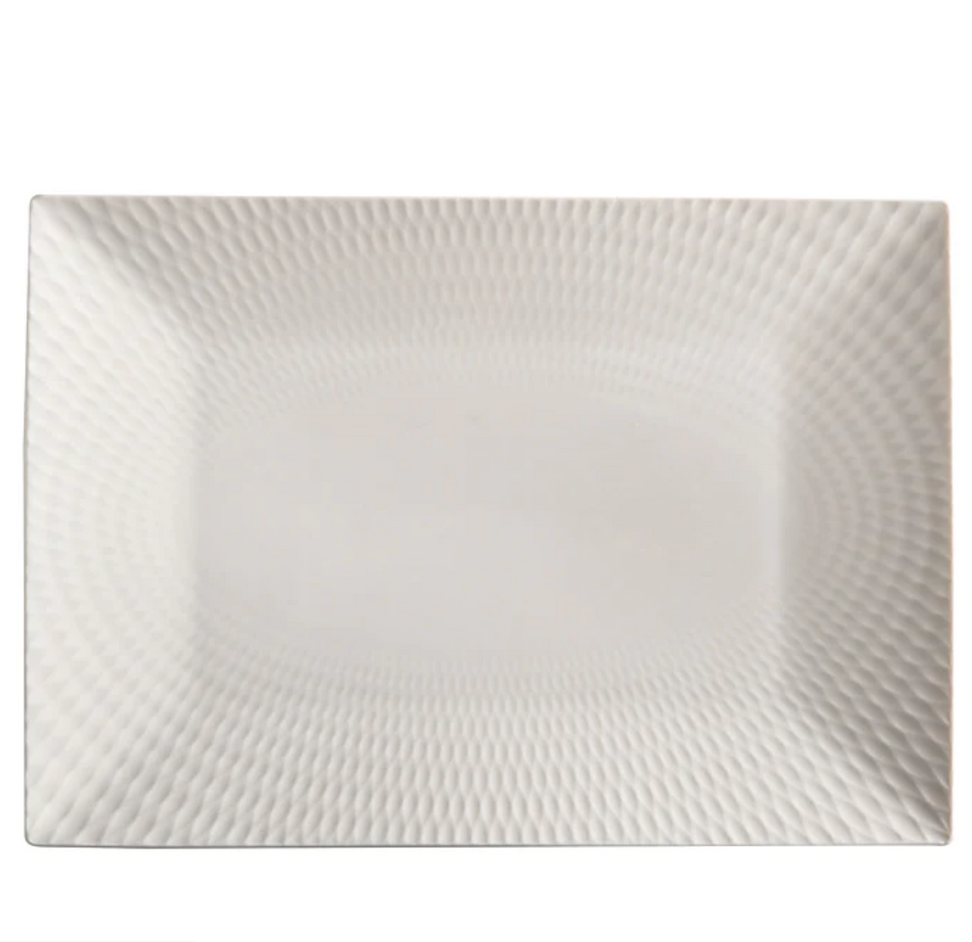 Maxwell & Williams White Basics Diamonds Rectangular Platter 25x18cm