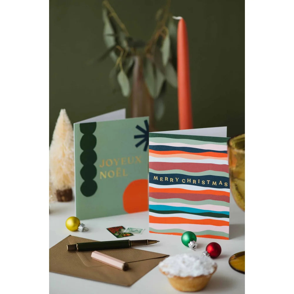 HOLIDAY STRIPE CARD