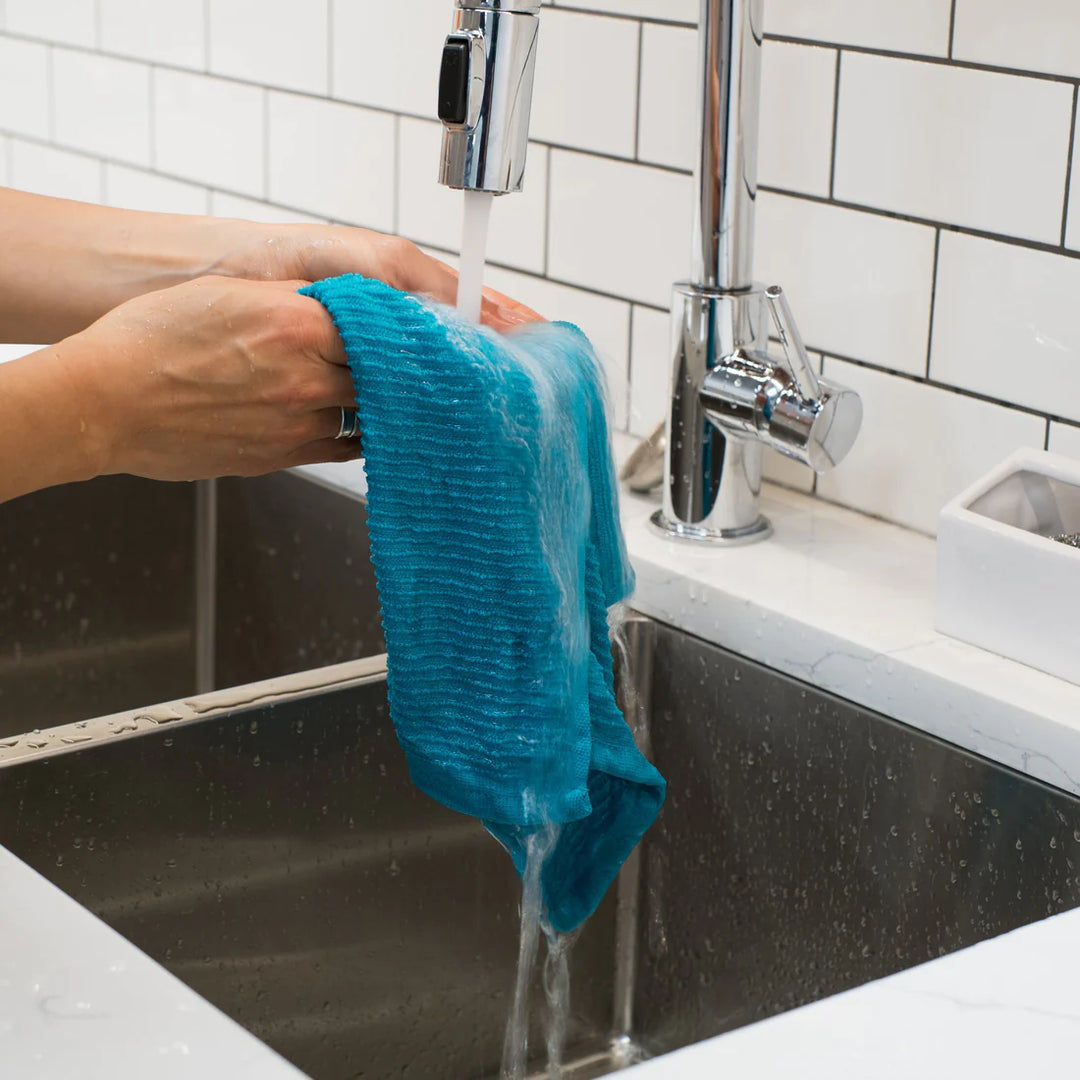 DANICA SET OF 2 RIPPLE DISHCLOTH BALI BLUE