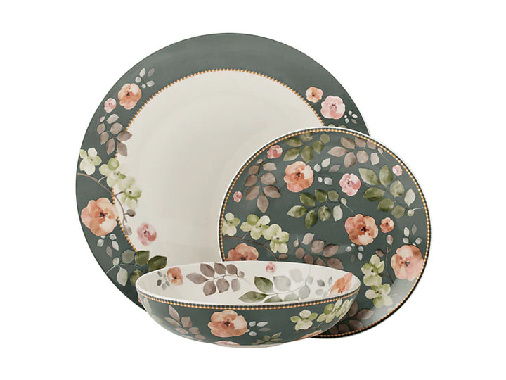 Maxwell & Williams Arcadia Coupe Dinner Set Green 12pc