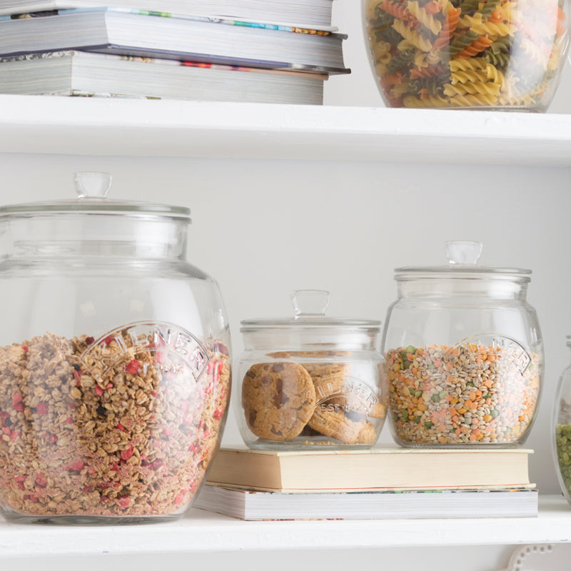 Universal Push-Top Storage Jar