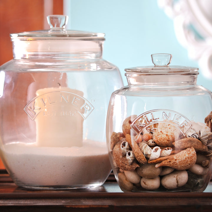 Universal Push-Top Storage Jar