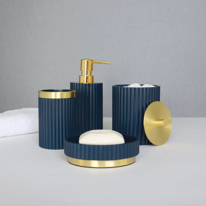 Elle Gold Cotton Jar