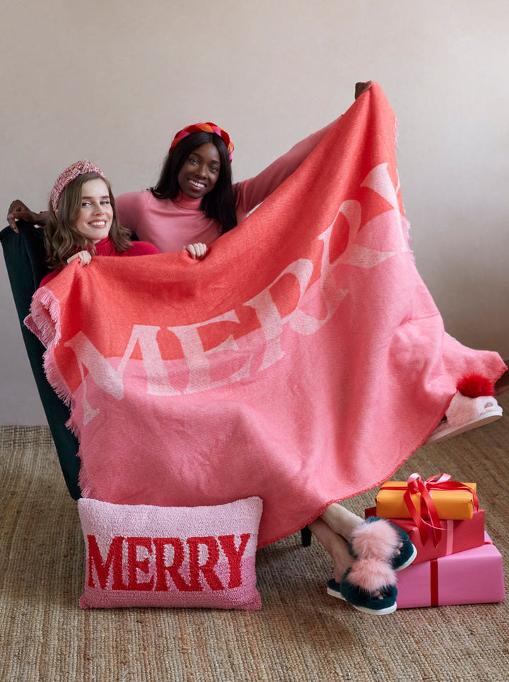 SHIRALEAH MERRY THROW RED