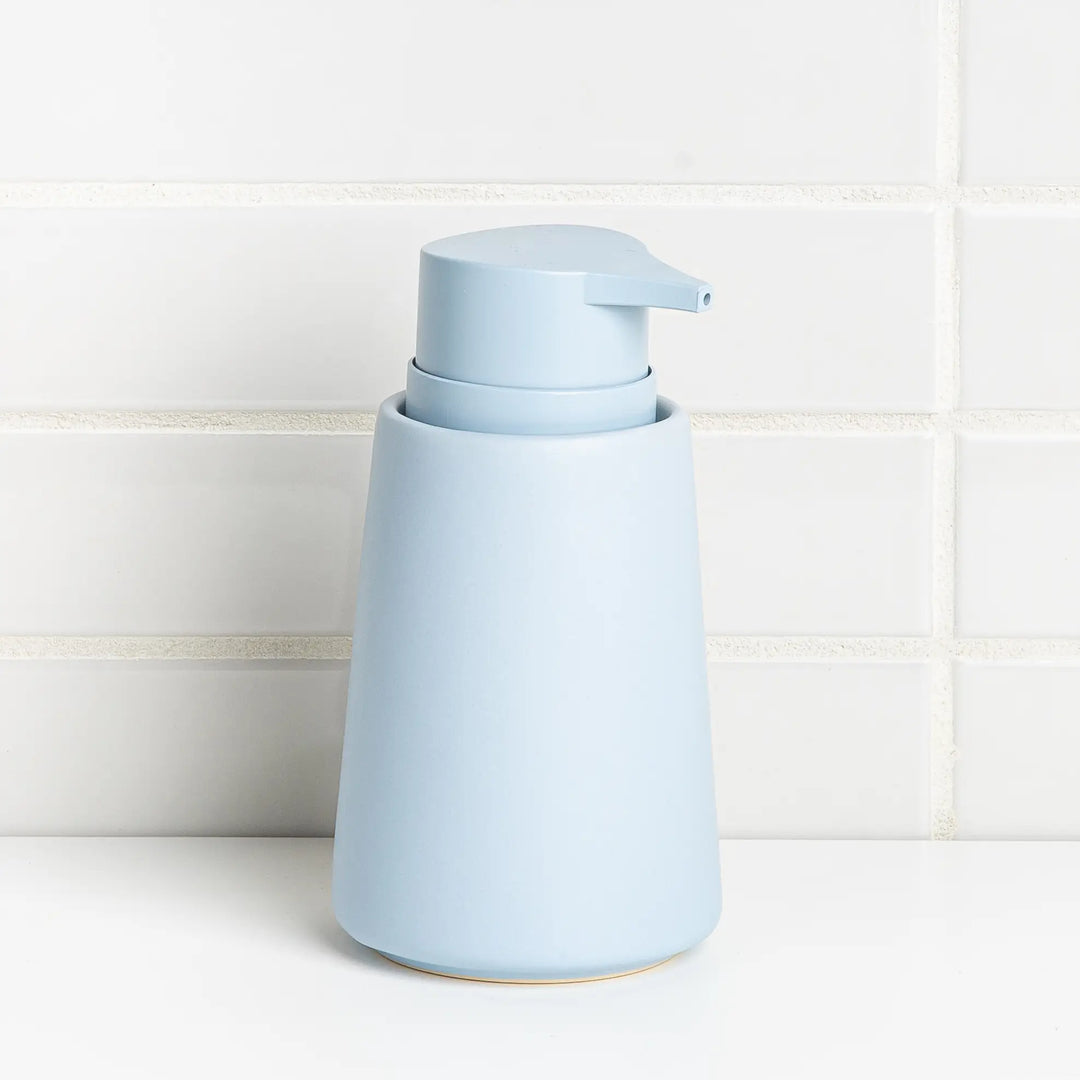 Anitra Ceramic Soap Pump - Light Blue