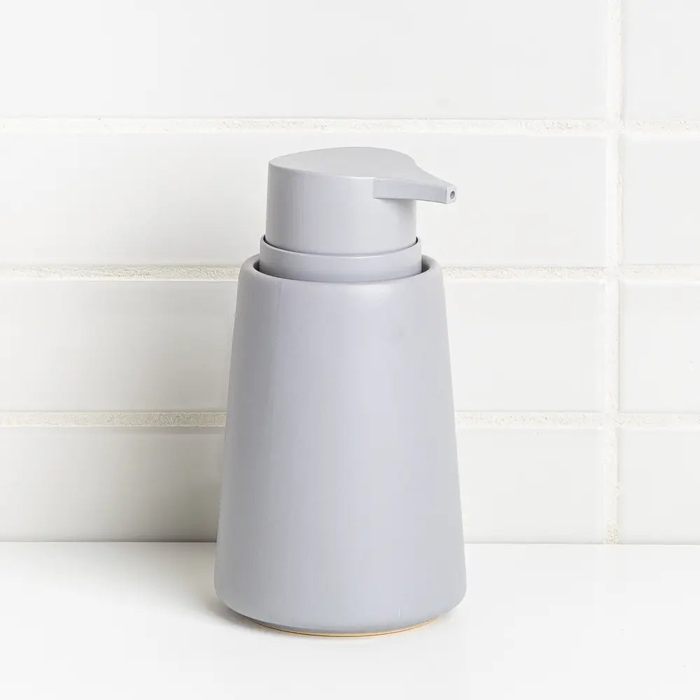 Anitra Ceramic Soap Pump - Light Grey