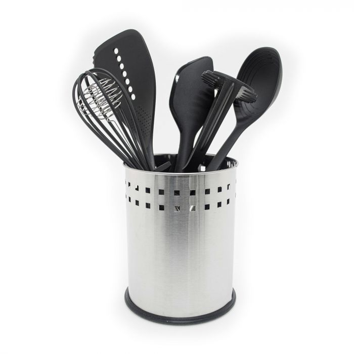 Gourmet STEEL - Stainless Steel Tool Crock