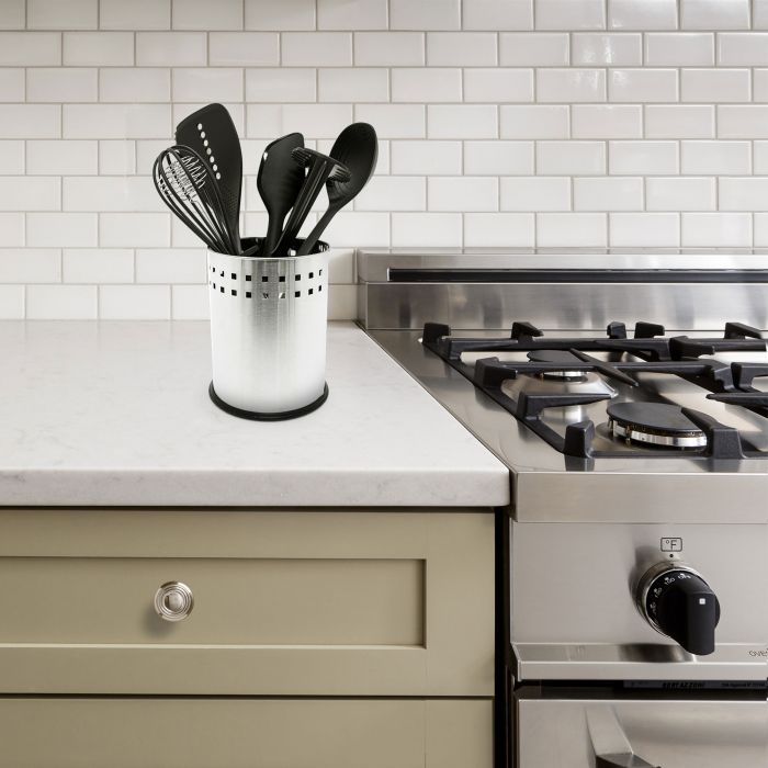 Gourmet STEEL - Stainless Steel Tool Crock