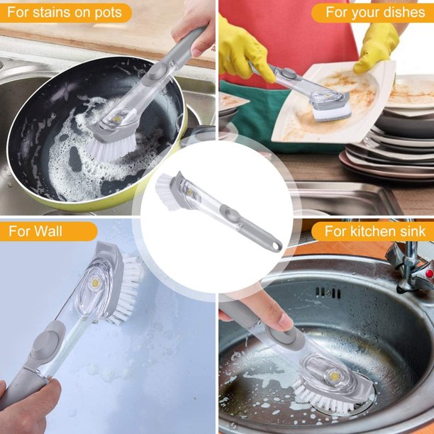 Dish Brush with Soap Dispenser