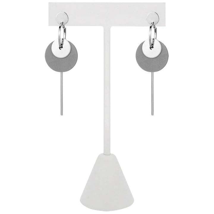 Caracol Earrings Grey