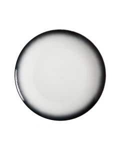 Maxwell & Williams Assiette à bord en granit Caviar 26.5 cm, lot de 4