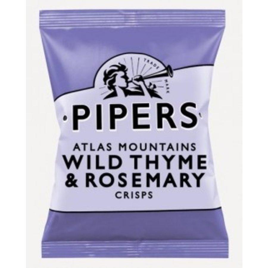 PIPERS CRISP WILD THYME AND ROSEMARY CRISPS - 150g