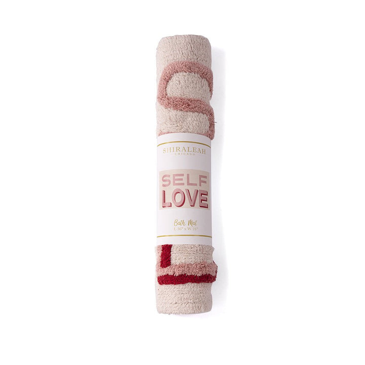 SHIRALEAH SELF LOVE BATH MAT BLUSH