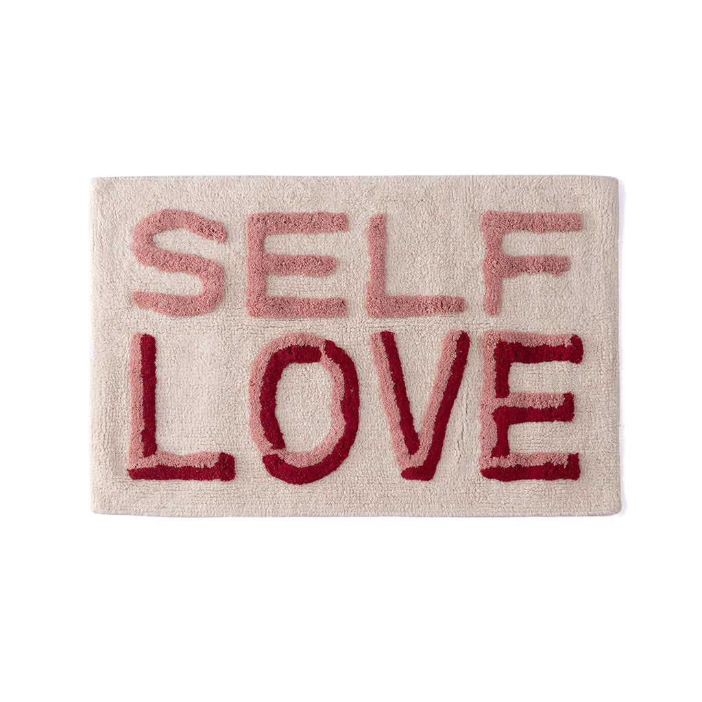 SHIRALEAH SELF LOVE BATH MAT BLUSH