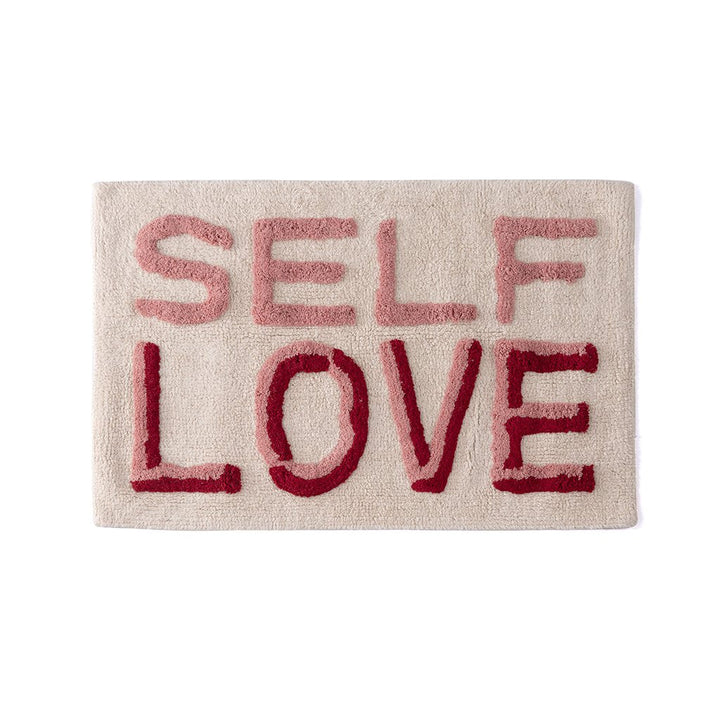 SHIRALEAH SELF LOVE BATH MAT BLUSH