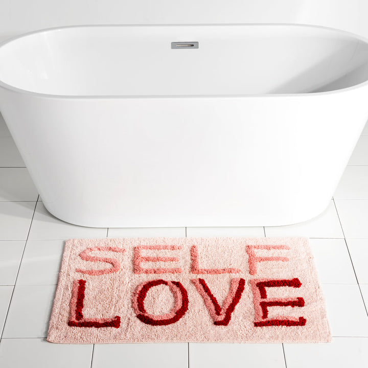 SHIRALEAH SELF LOVE BATH MAT BLUSH