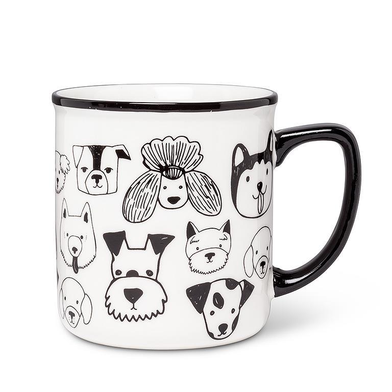 Abbott Simple Dog Faces Mug