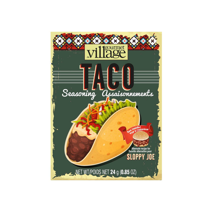 Gourmet du Village Taco Seasoning Recipe Box