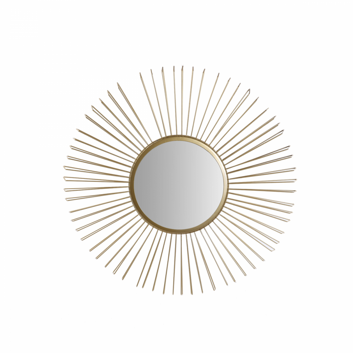 Miroir rond Sun Gold - 60x60