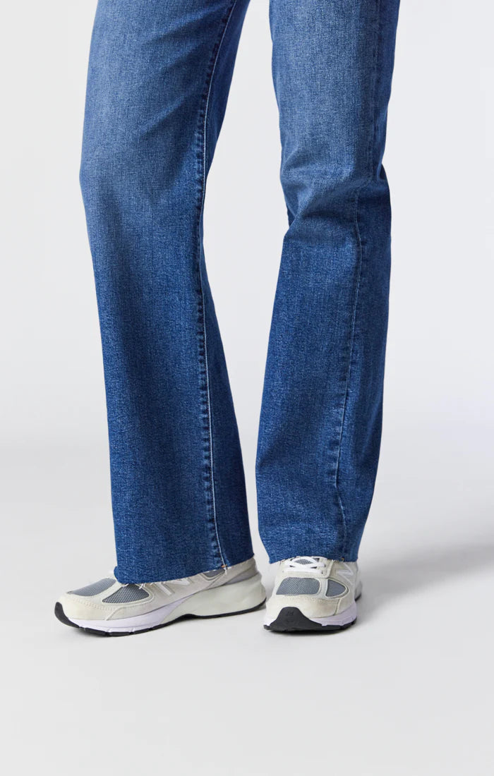 Mavi Victoria Wide Leg Jeans - Dark Brushed Recycle Blue
