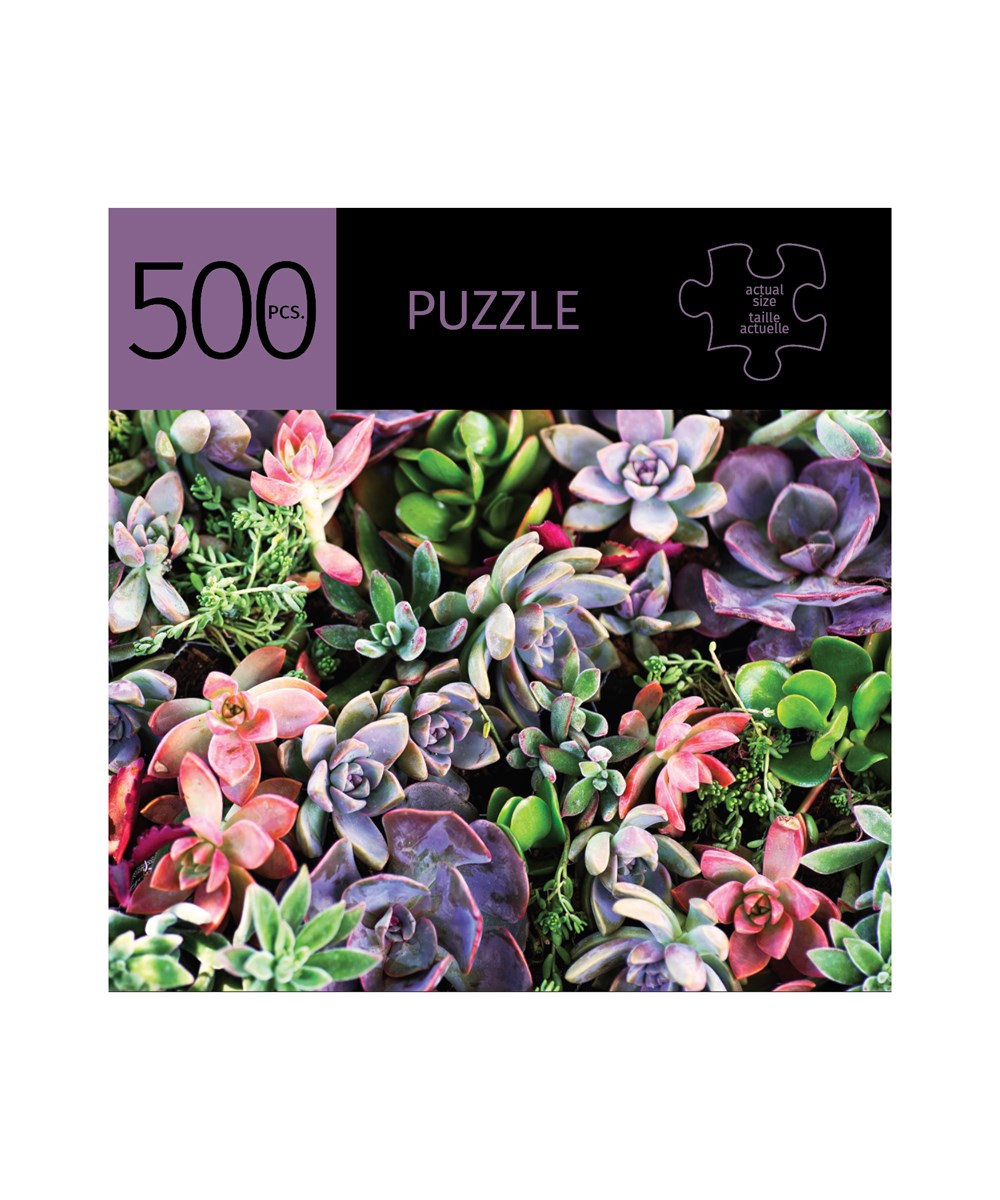 PUZZLE 500 PIECES SUCCULENTS