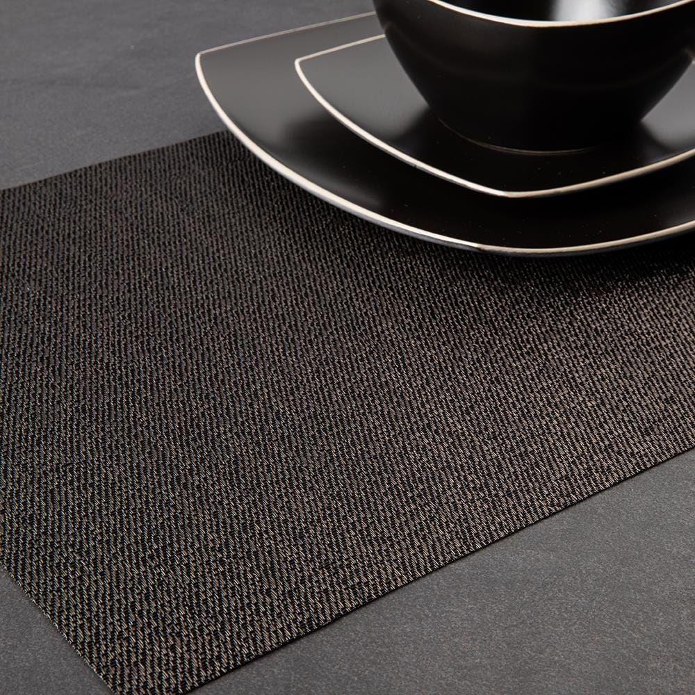 Luxury Black Vinyl Placemat