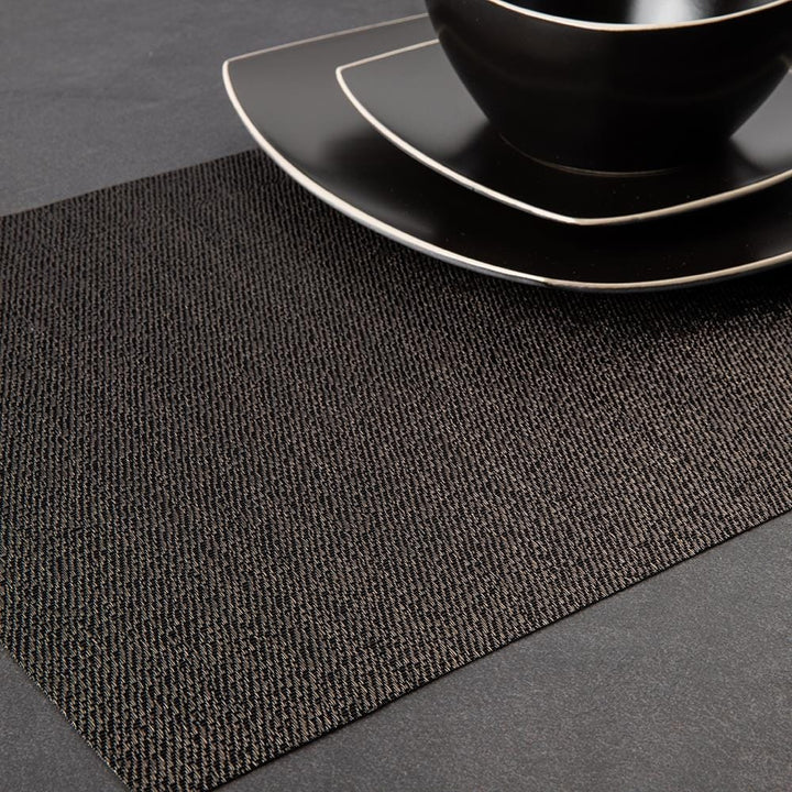 Luxury Black Vinyl Placemat