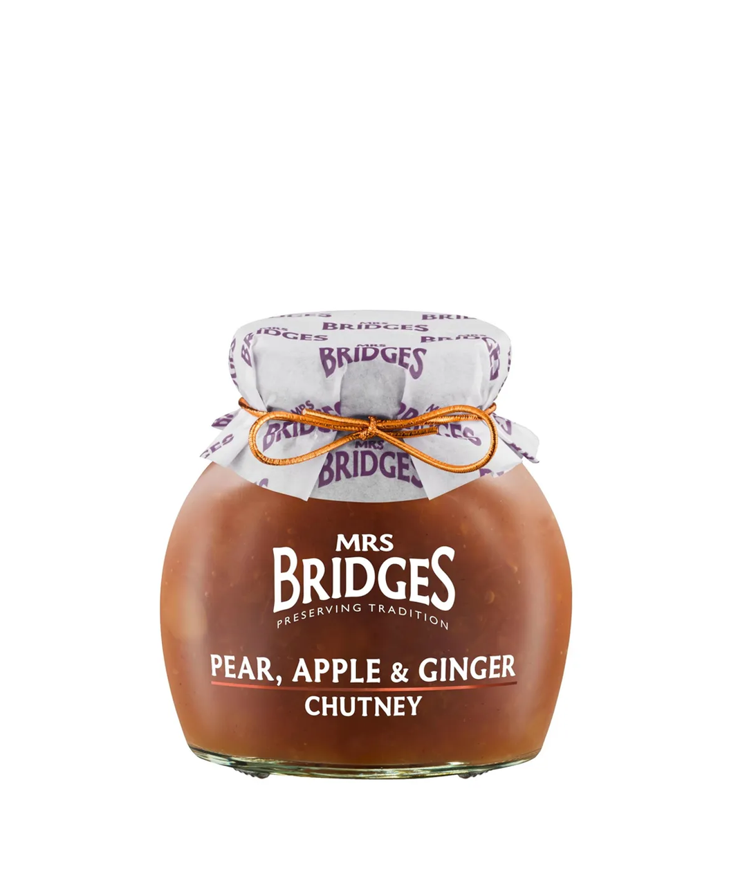 MRS BRIDGES PEAR, APPLES & GINGER CHUTNEY