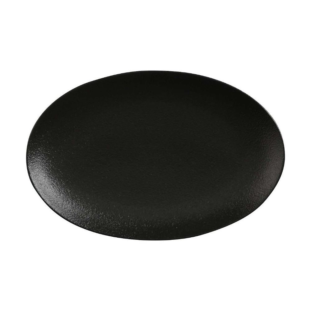 Creative Tops Maxwell & Williams Assiette ovale 25 cm Caviar, noir