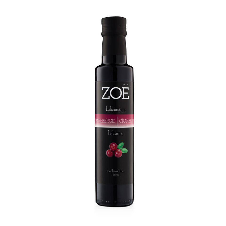 Vinaigre balsamique infusé à la canneberge ZOË 250 ml