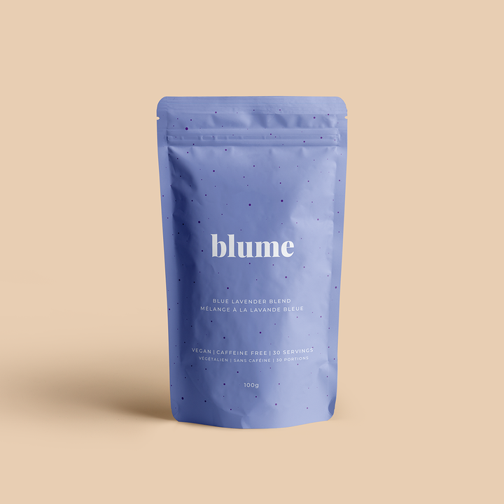 BLUME SUPERFOOD LATTE POWDER BLEND BLUE LAVENDER - 100g
