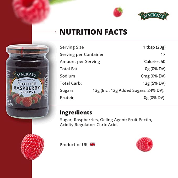 MACKAYS Scottish Raspberry Preserve